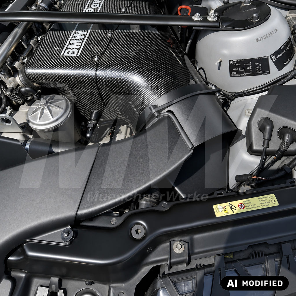 DK-Tec Schnorchel Ultimate – High-Flow Luftführung für CSL Carbon Airbox passend für BMW E46 M3 inkl. CSL