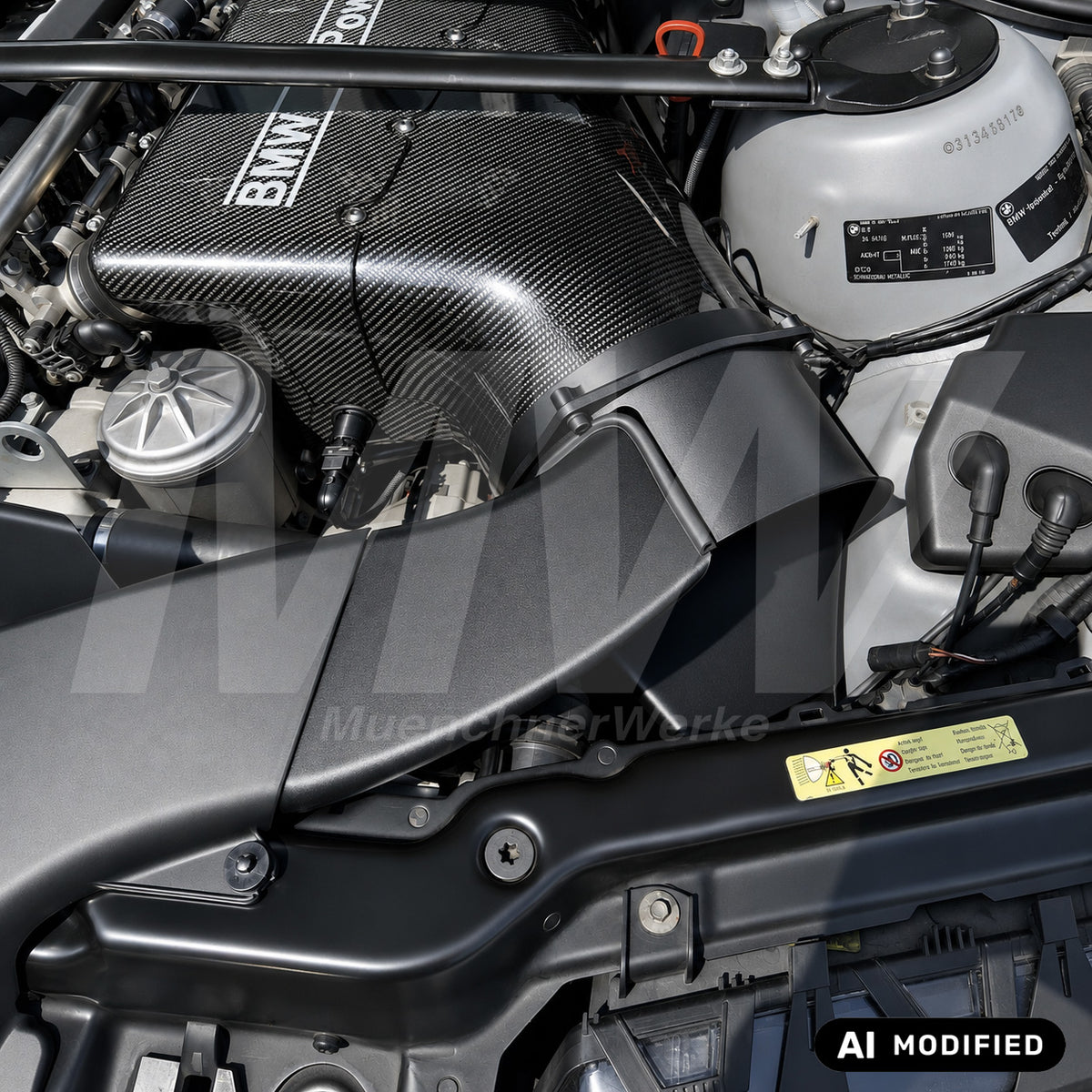 DK-Tec Schnorchel Ultimate – High-Flow Luftführung für CSL Carbon Airbox passend für BMW E46 M3 inkl. CSL