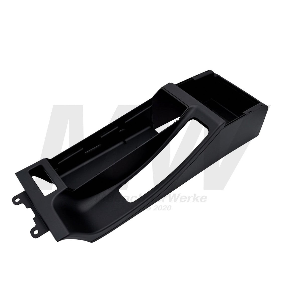 OEM BMW E46 Mittelkonsole Schwarz für Fahrzeuge mit Armlehne vorne
