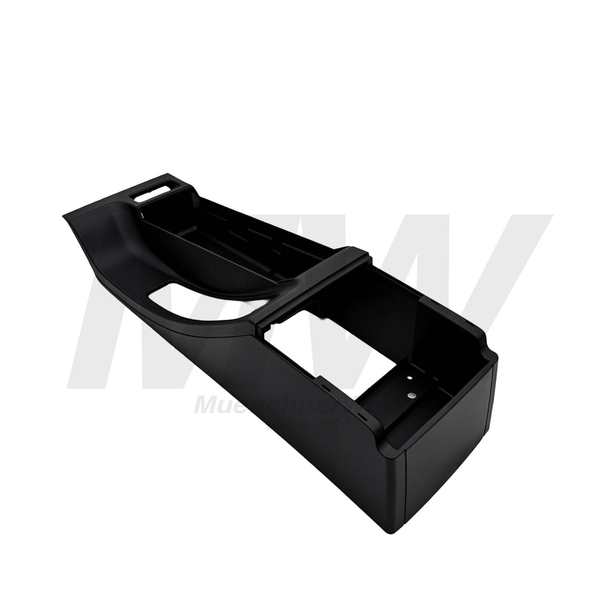OEM BMW E46 Mittelkonsole Schwarz für Fahrzeuge mit Armlehne vorne