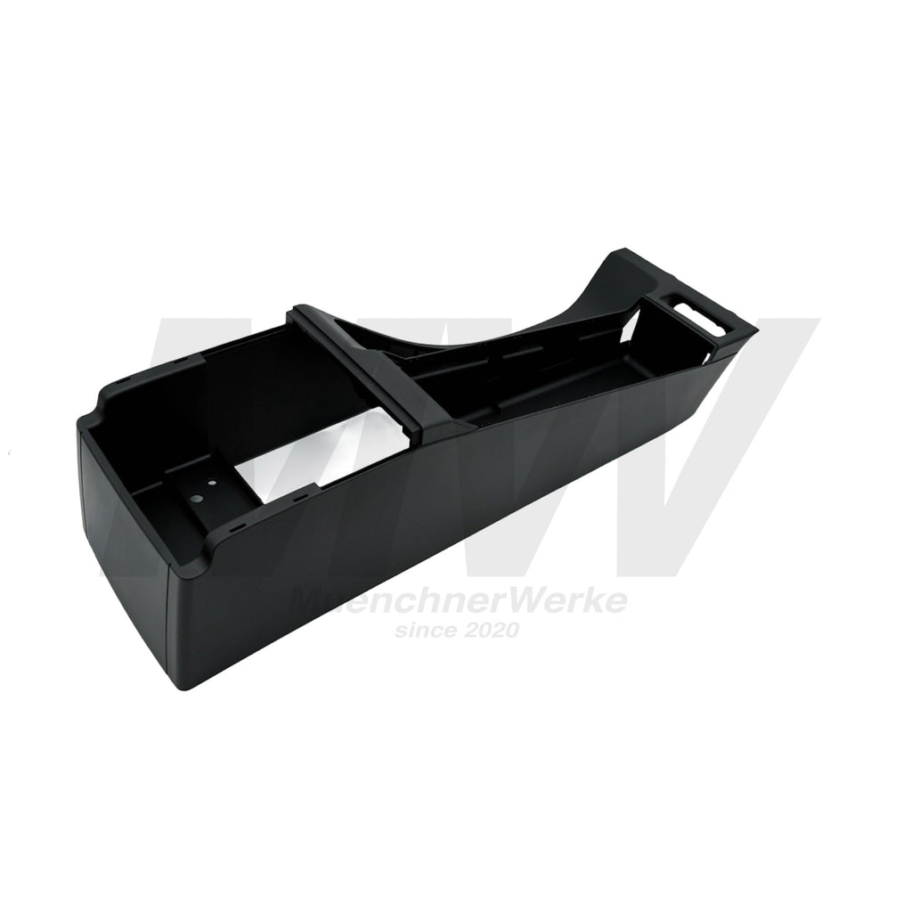 OEM BMW E46 Mittelkonsole Schwarz für Fahrzeuge mit Armlehne vorne