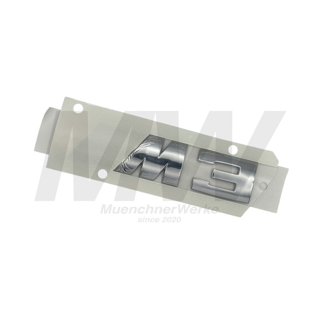 OEM BMW E46 M3 Emblem geklebt hinten Heckklappe