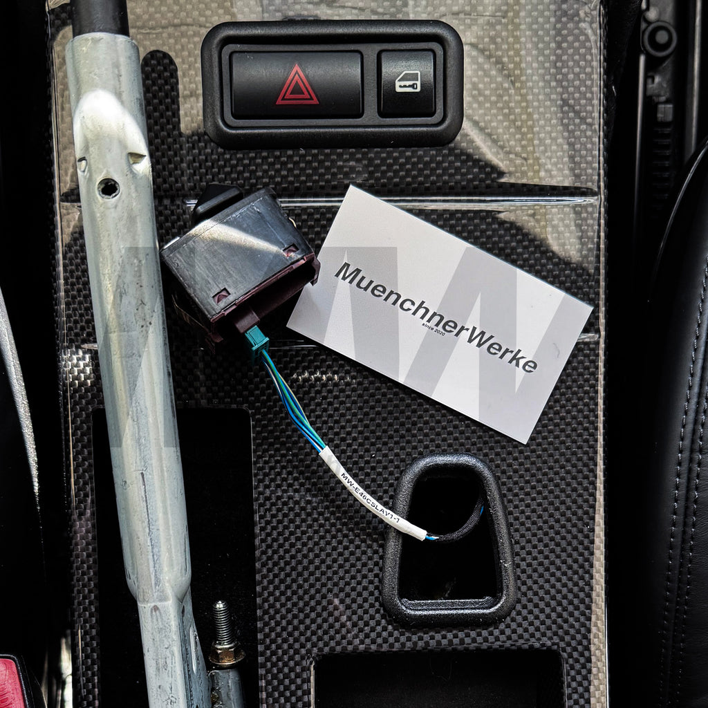 MW Umrüstkabelbaum Mittelkonsole Spiegelverstellung passend für BMW E46 (1 Stecker)