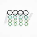 MW Magnetventil O-Ring Set SMG II Hydraulikeinheit (16-teilig) passend für BMW E46 M3 & CSL