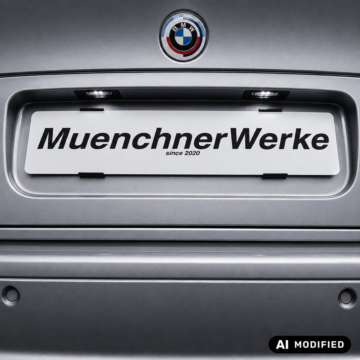 MW Adapterkabel inkl. OEM Kennzeichenleuchten für Heckklappen-Umbau passend für BMW E46 M3 inkl. CSL – Referenznummer 61127833548