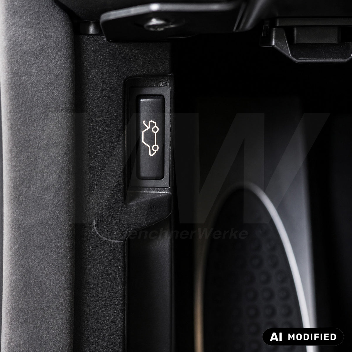 MW Heckklappenentriegelung Kabelsatz inkl. beleuchtetem Taster passend für BMW E46 inkl. M3 & CSL