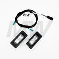 MW Adapterkabel LED inkl. OEM BMW LED-Kennzeichenleuchten für BMW E46 M3 / CSL