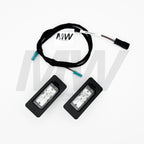 MW Adapterkabel LED inkl. OEM BMW LED-Kennzeichenleuchten für BMW E46 M3 / CSL