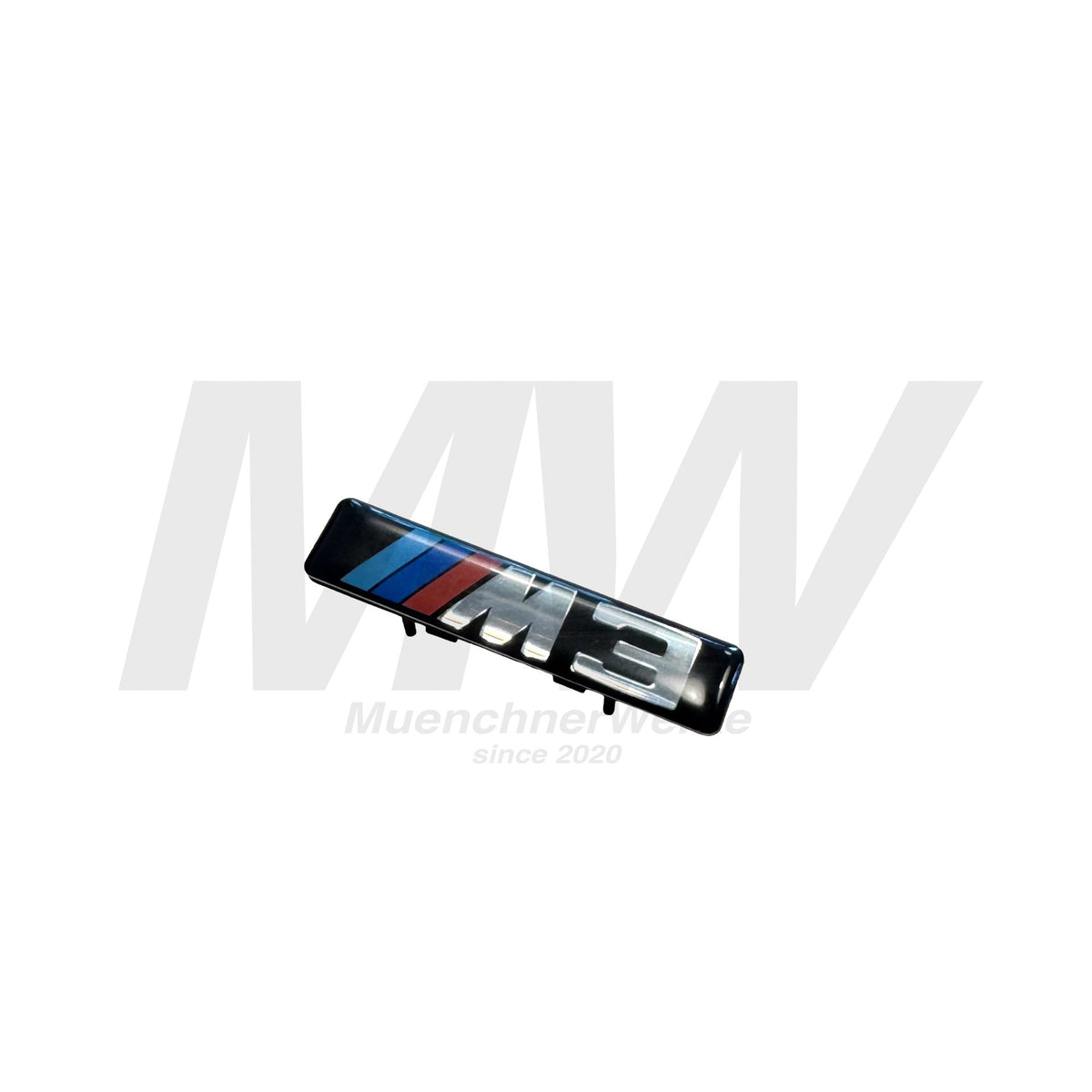 OEM BMW E46 M3 Emblem mit Trägerplatte