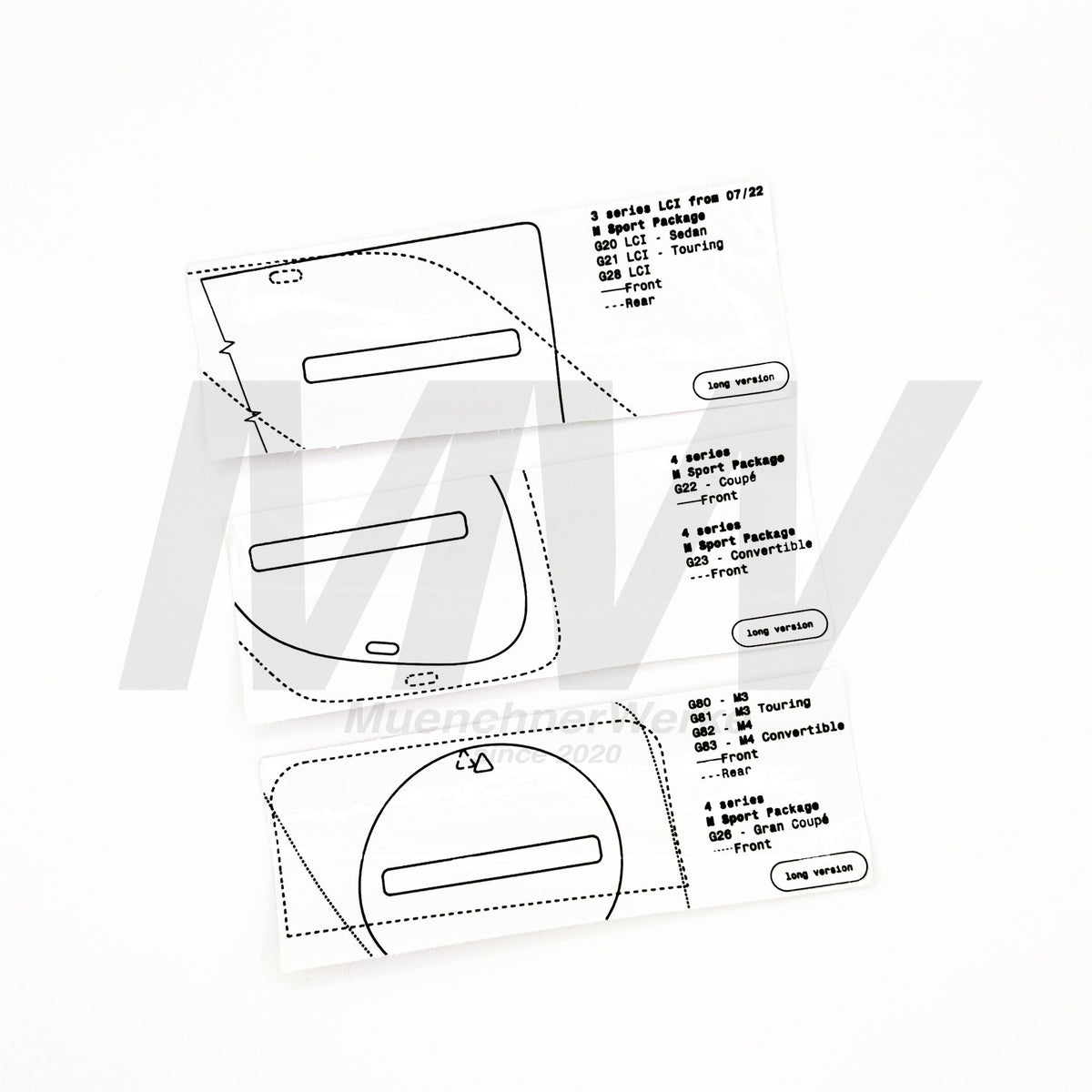 OEM BMW M Performance Abschleppband 72155A57B31