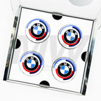 OEM BMW Satz Nabenabdeckungen 50 Jahre M 36125A57484