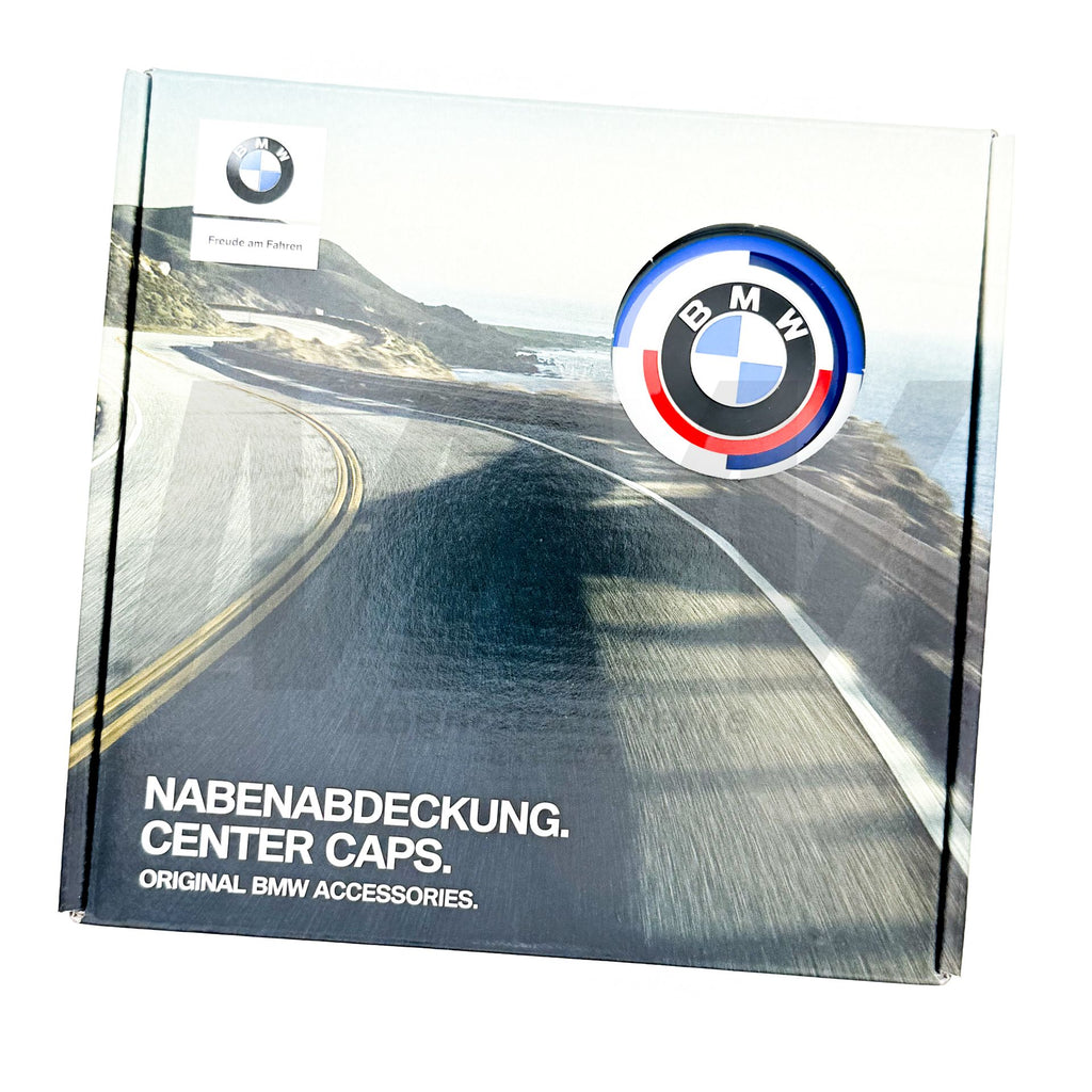 OEM BMW Satz Nabenabdeckungen 50 Jahre M 36125A57484