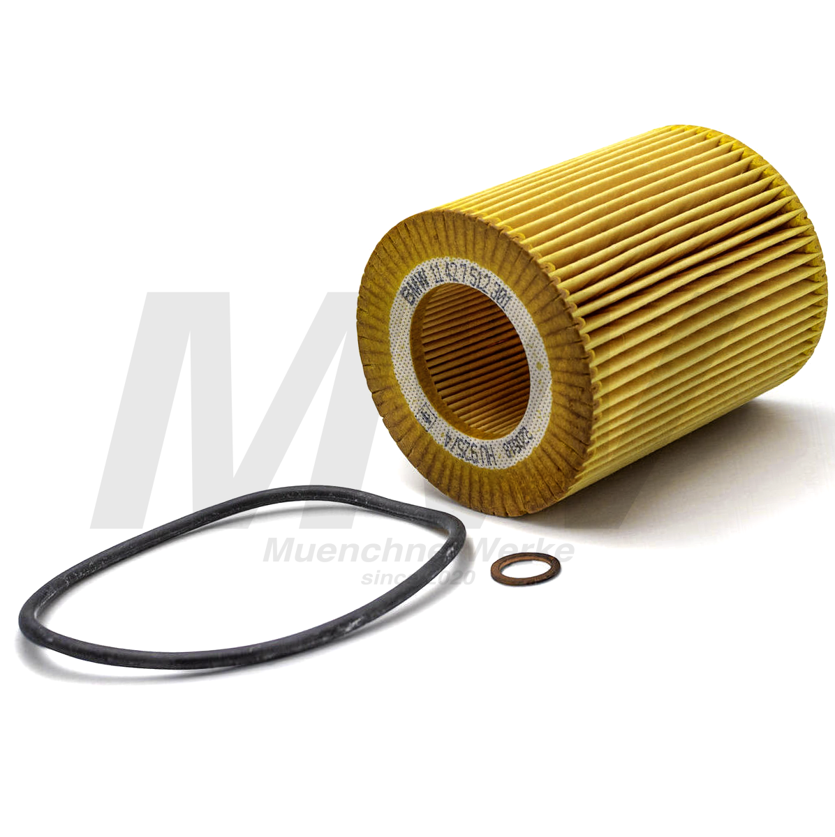 OEM BMW Satz Ölfiltereinsatz 11427512300 passend für BMW E36, E38, E39, E46, E53, E60, E61, E65, E66, E83, Z3 & Z4
