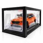 MuenchnerWerke genuine BMW M5 G99 Touring miniature in orange, official BMW collector model featuring the M Performance Parts design in 1:18 scale.