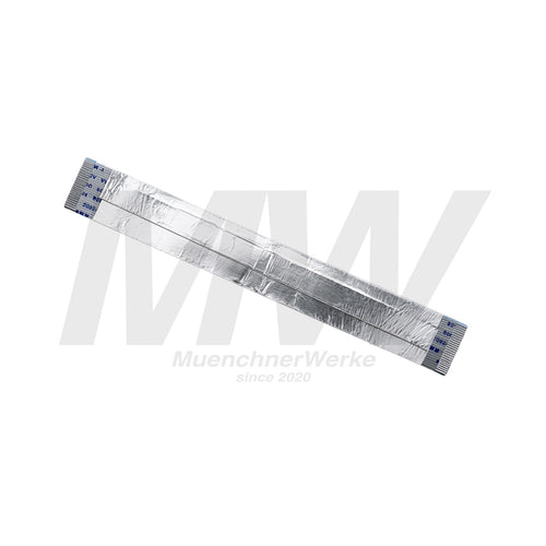 MuenchnerWerke LCD display flex ribbon cable for BMW E38, E39 and E46 16:9 onboard navigation monitors, designed to connect the LCD screen to the display circuit board.