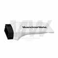 MuenchnerWerke Race Display control module for original BMW M Performance Alcantara steering wheels V1 and V2, compatible with BMW F-series 1, 2, 3 and 4 Series, M2 F87, M3 F80, M4 F82/F83, M5 F10 and M6 F06/F12/F13, providing full Race Display functionality with plug-and-play installation.