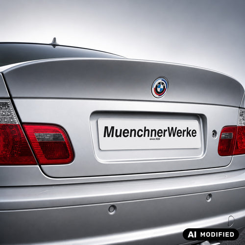MuenchnerWerke MW Anschlusskabel passend für BMW E46 M3 mit originaler CSL-Heckklappe oder CSL-Nachbau, zur fachgerechten Verbindung der integrierten Kennzeichenleuchten beim Heckklappen-Umbau.