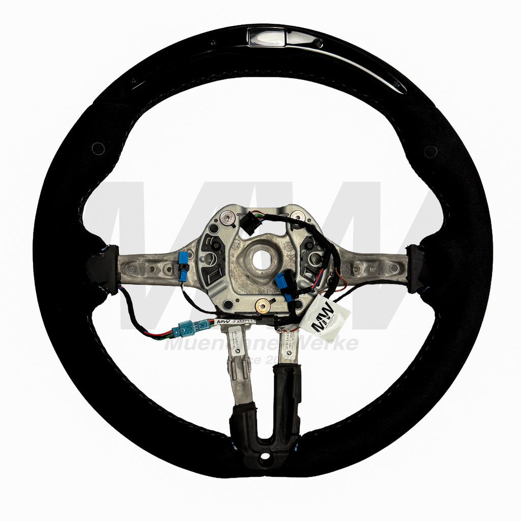 MuenchnerWerke Anschlusskabelbaum passend für BMW 1er F20/F21, 2er F22/F23, 3er F30/F31/F34/F35 und 4er F32/F33/F36 mit M Performance Lenkrad II und integriertem Race-Display.