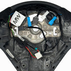Faisceau de câblage de volant de seconde monte MuenchnerWerke MW compatible avec les volants BMW M Performance avec Race-Display, avec ou sans palettes de changement de vitesse, références 32302230186 et 32302230187.