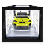 MuenchnerWerke Original BMW M2 G87 Coupe with M Performance Parts in yellow, 1:18 scale collectible model representing the BMW M high-performance sports coupe.