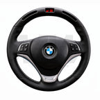 MuenchnerWerke steering wheel display connection cable for BMW Performance V1 and V2 steering wheels, designed for E8x and E9x models with plug-and-play installation.