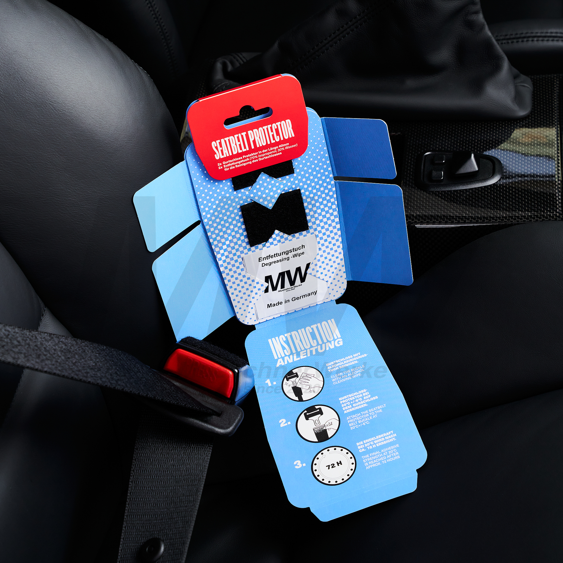 MuenchnerWerke MW Seatbelt Protector / Gurtschloss Protektor 40mm