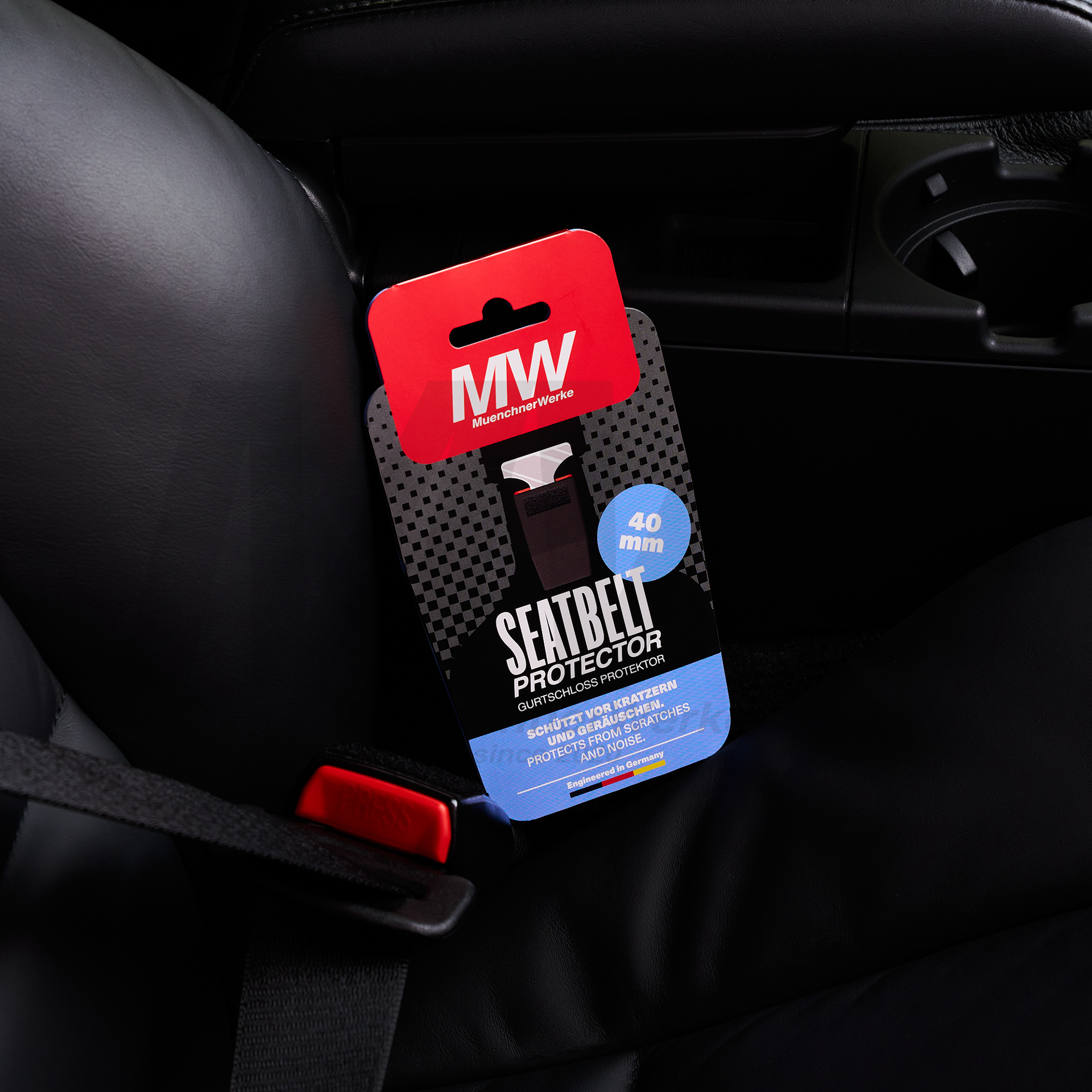 MuenchnerWerke MW Seatbelt Protector / Gurtschloss Protektor 40mm