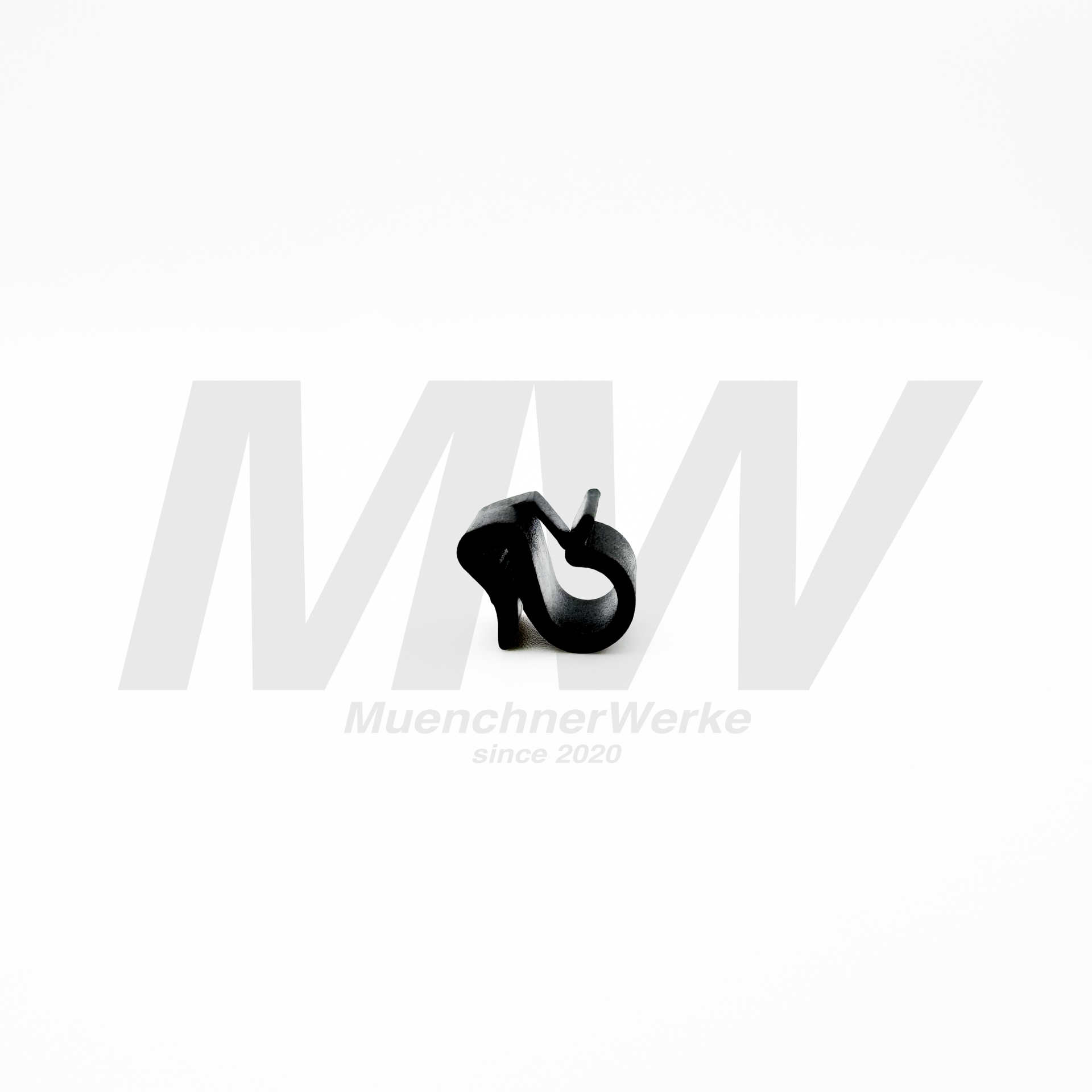 OEM BMW E46 M3 plastic holder for crankshaft sensor on fuel line