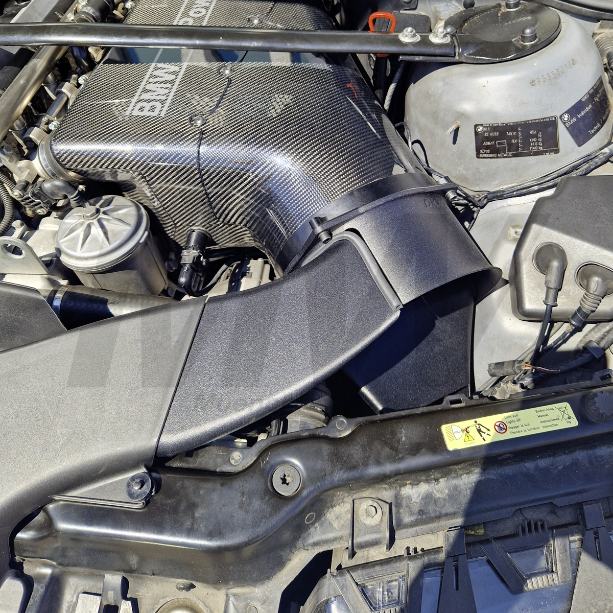 DK-Tec Schnorchel Ultimate – High-Flow Luftführung für CSL Carbon Airbox passend für BMW E46 M3 inkl. CSL