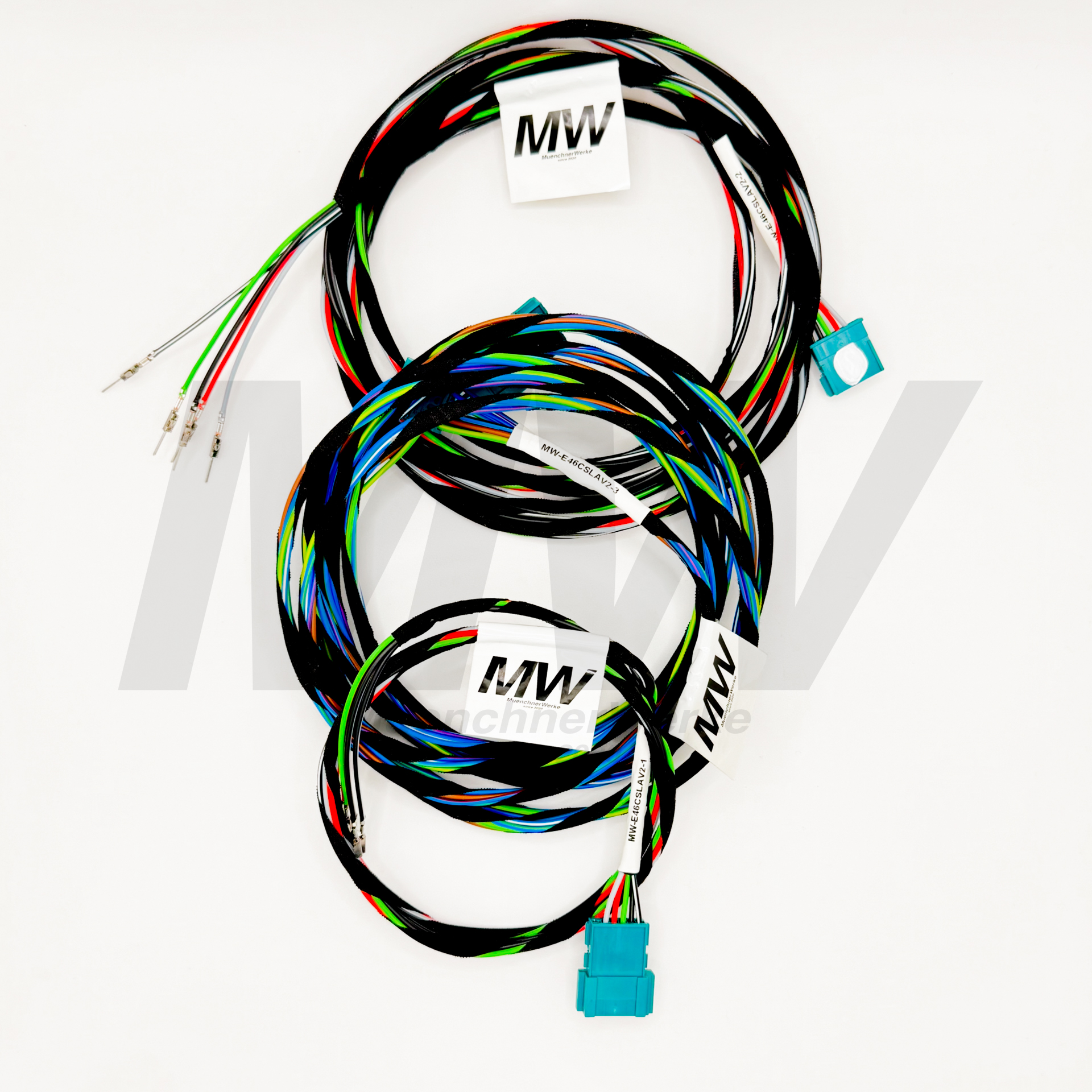 MuenchnerWerke MW Umrüstkabelbaum Mittelkonsole Spiegelverstellung 2 Stecker passend für BMW E46 inkl. M3 u. CSL MW Umrüstkabelbaum Mittelkonsole Spiegelverstellung 2 Stecker passend für BMW E46 inkl. M3 u. CSL