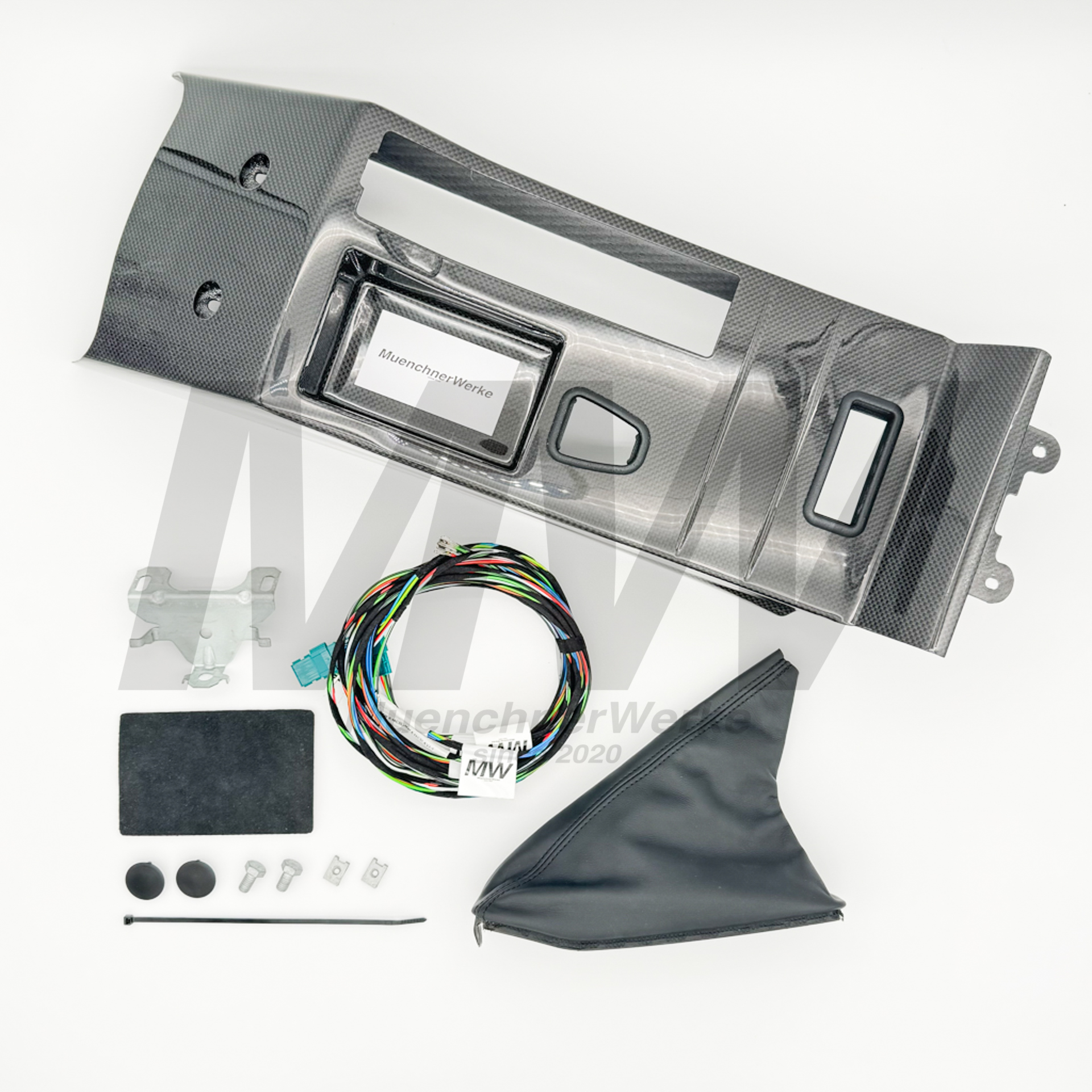 MW Kohlefaser Mittelkonsole ALL IN ONE PACKAGE 2 passend für BMW E46 inkl. M3 u. CSL