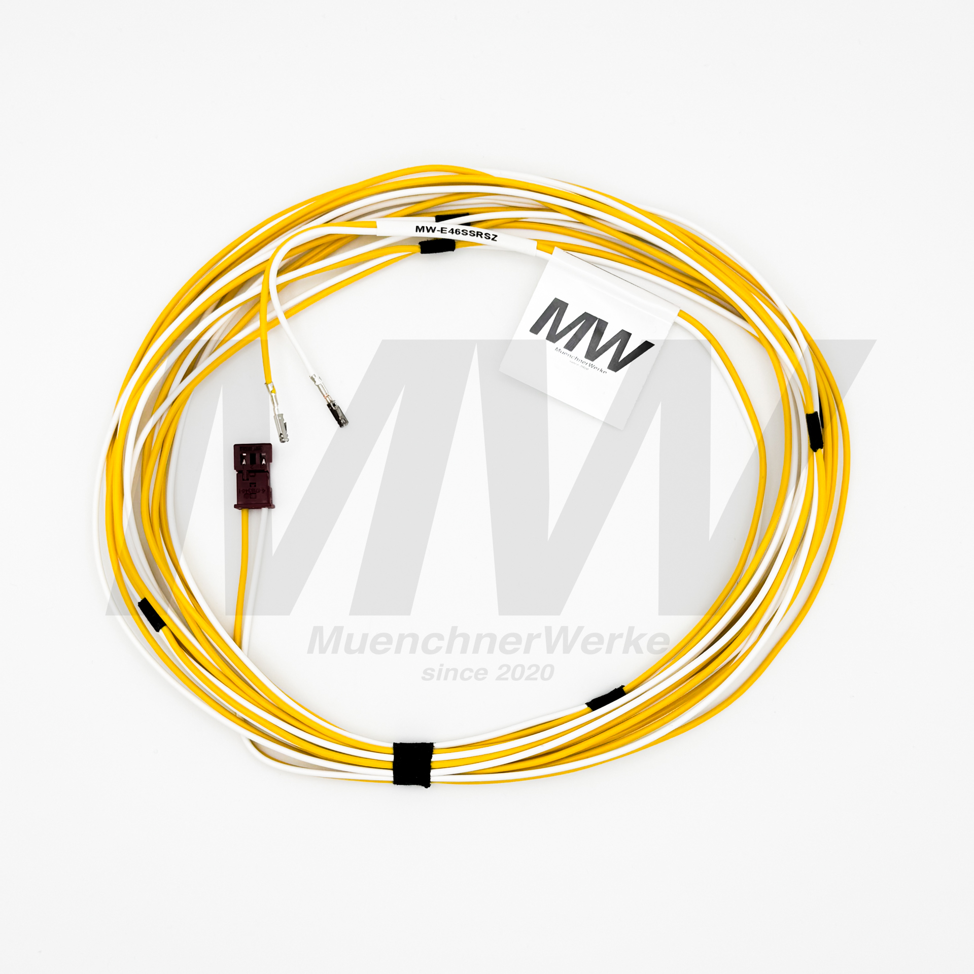 MuenchnerWerke MW Sonnenschutzrollo Nachrüstkabelbaum Schaltzentrum passend für BMW E46 Limousine und Coupé inkl. M3 u. CSL