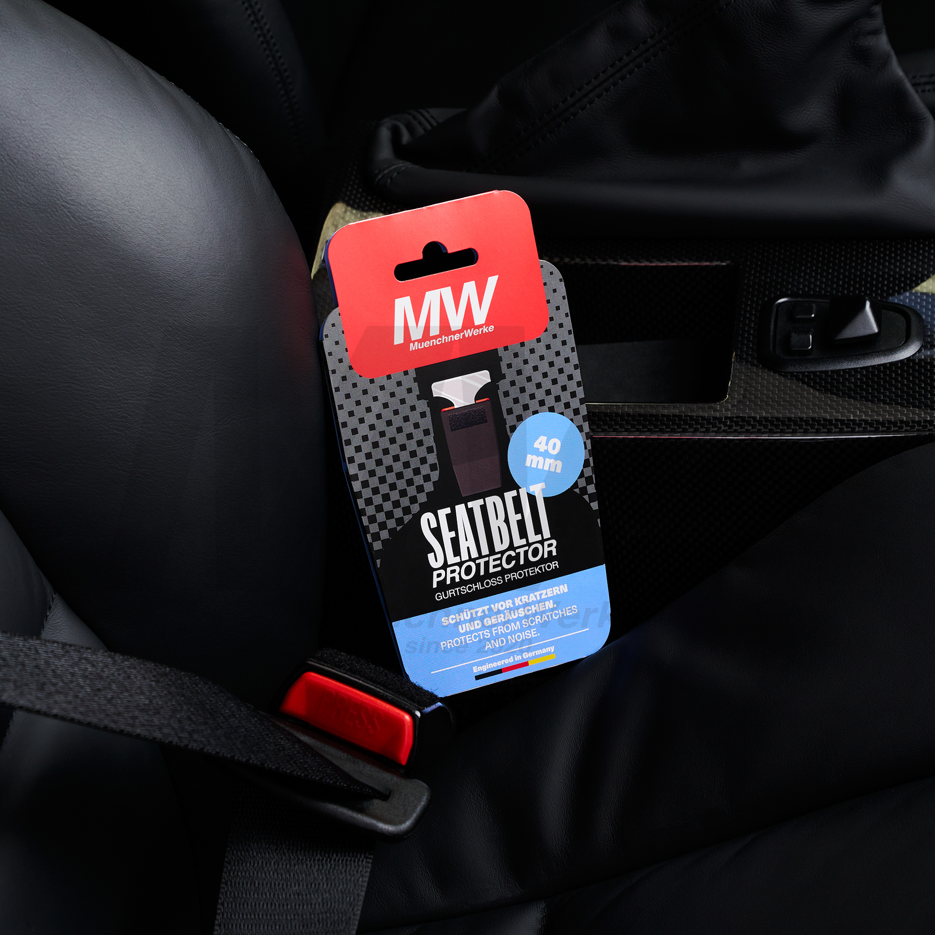 MuenchnerWerke MW Seatbelt Protector / Gurtschloss Protektor 40mm